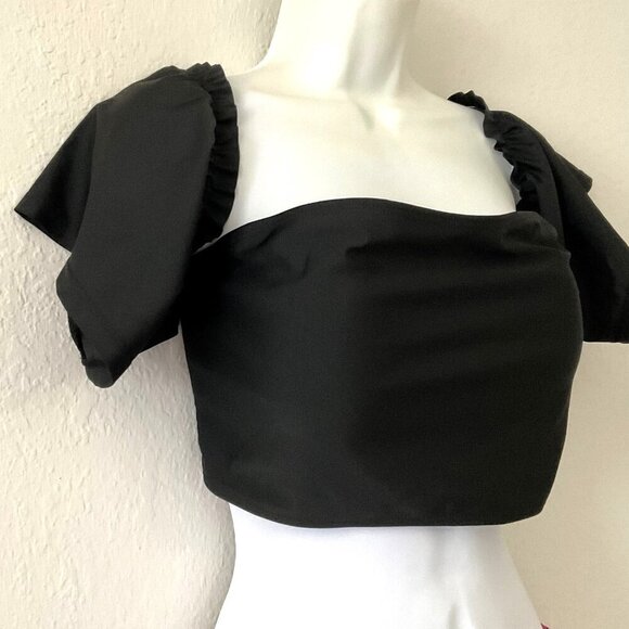 NEW SLEEVED OFF SHOULDER BIKINI TOP (Runs smaller ) - Picture 3 of 12